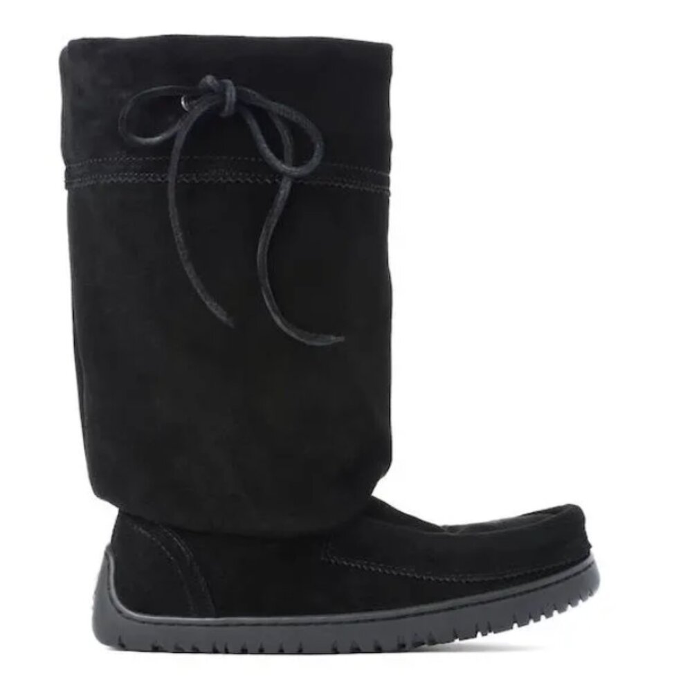 Manitobah Mukluk Hunter Waterproof Boot Black Leather Heritage Fit